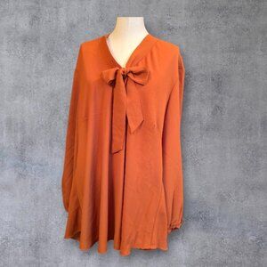 Women's Anne Klein bow blouse size 3XL